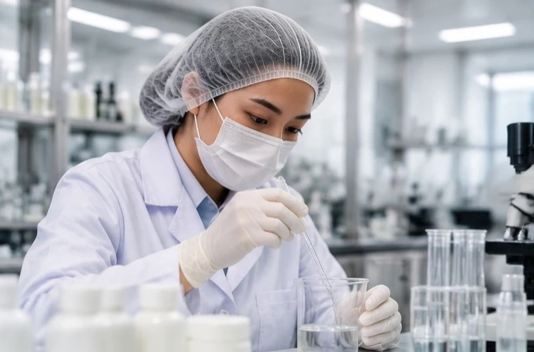 Maklon skincare MOQ kecil dan proses riset formula skincare